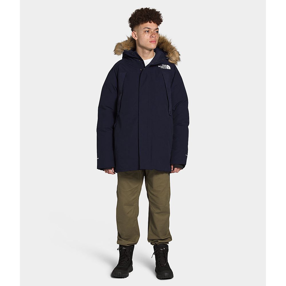 The North Face Parka Mens Australia - The North Face New Outerboroughs Navy (YDG-983475)